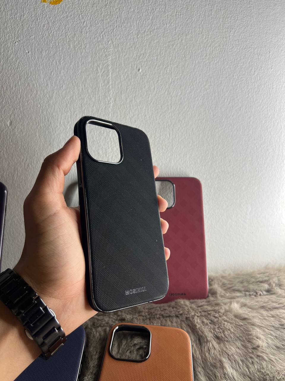 Antichoc Leather Mosinka Original Pour Iphone