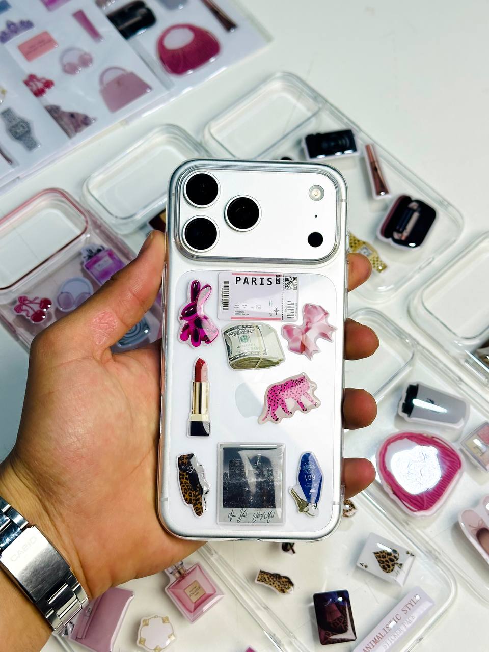 Antichoc Crystal Avec motif Original pour Iphone #2