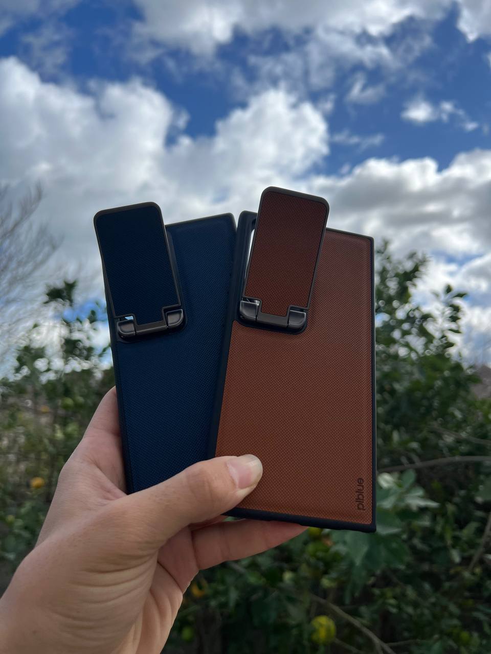 Antichoc Leather Original avec support et protection camera