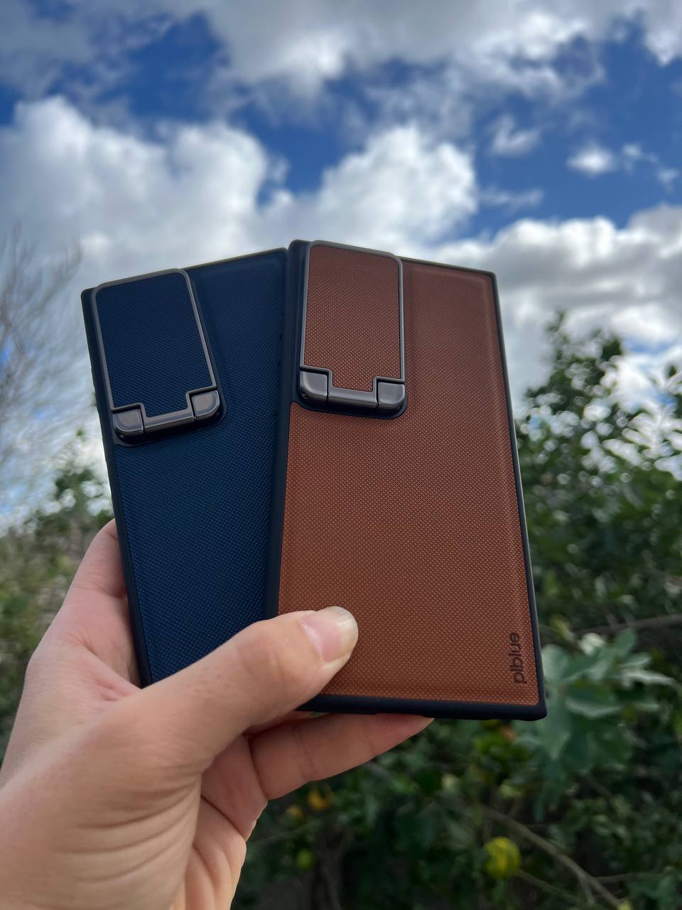 Antichoc Leather Original avec support et protection camera
