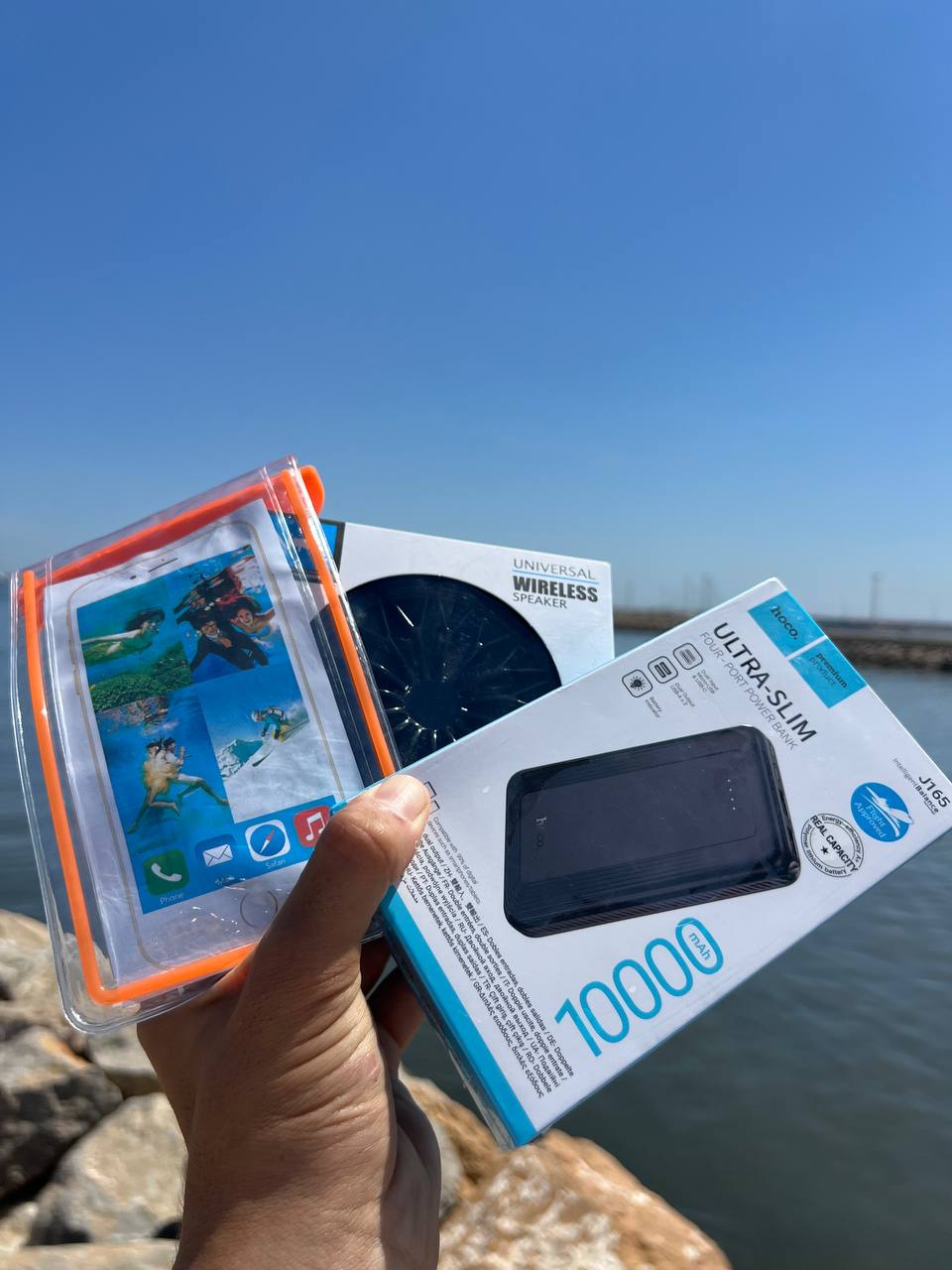 PACK SUMMER ( Speaker Bluetooth + Power Bank Original + pochete waterproof )