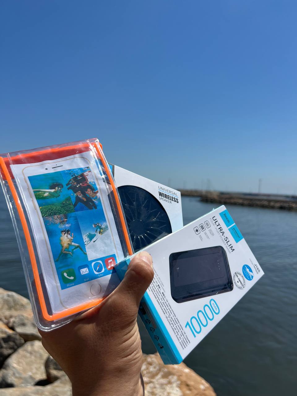 PACK SUMMER ( Speaker Bluetooth + Power Bank Original + pochete waterproof )