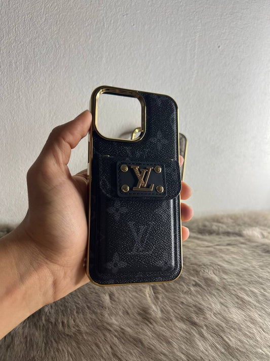 Antichoc LOUIS VUITTON original pour iphone NOIR