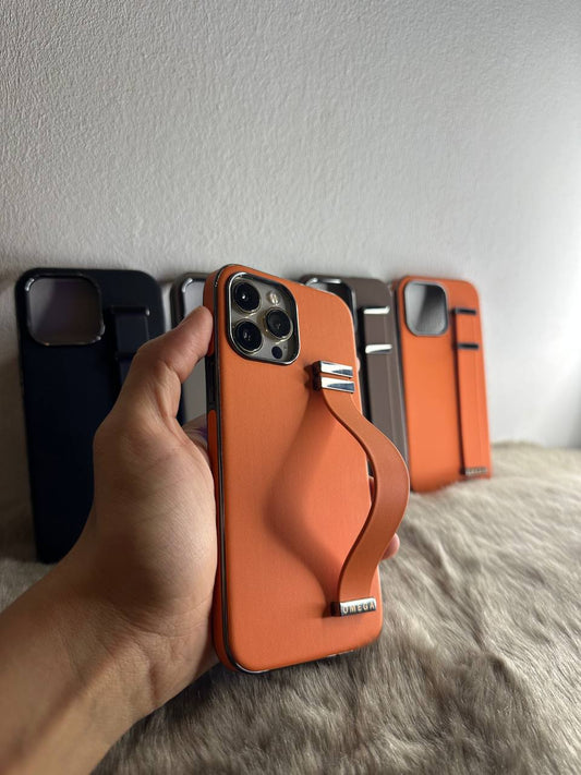 Antichoc Leather Omega Original Avec Ceinture Pour Iphone