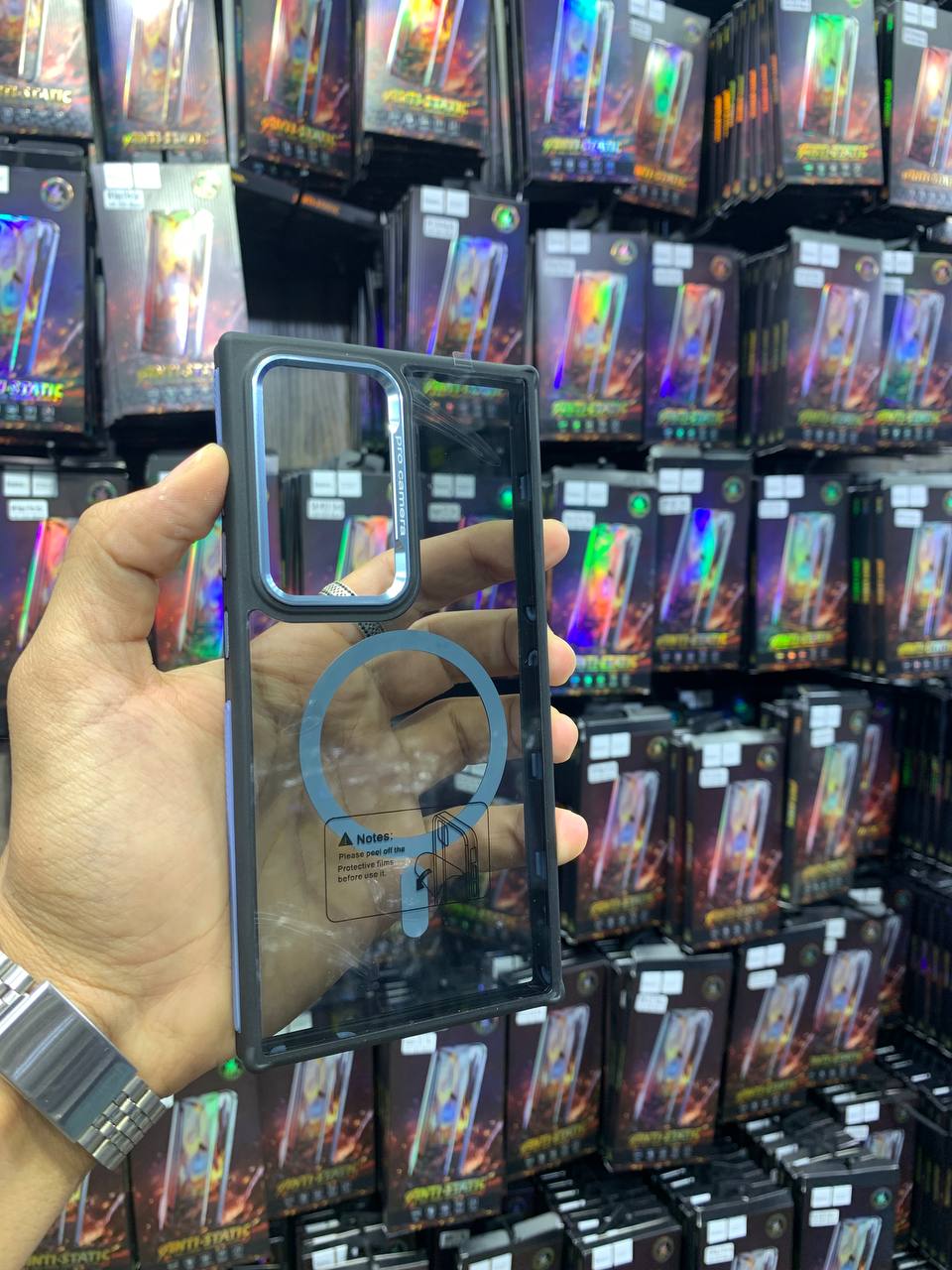 Antichoc Fumer Magsafe Titanium Camera Pour samsung