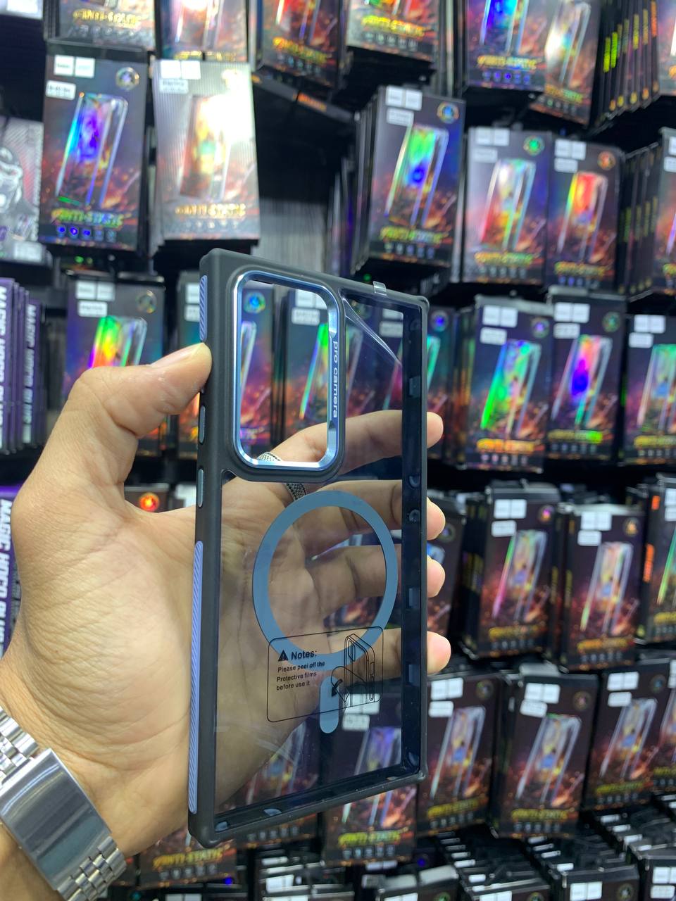 Antichoc Fumer Magsafe Titanium Camera Pour samsung