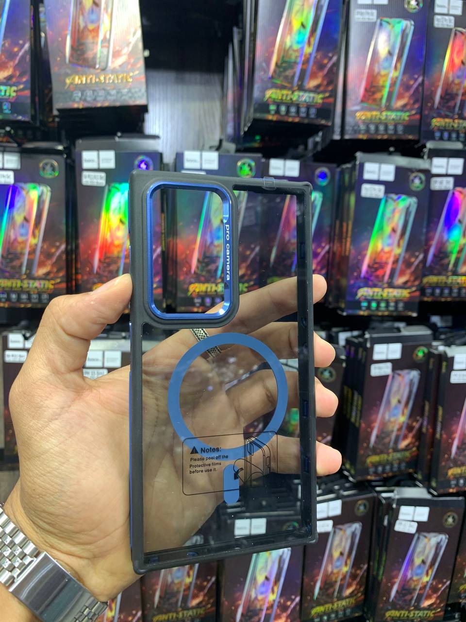 Antichoc Fumer Magsafe Titanium Camera Pour samsung