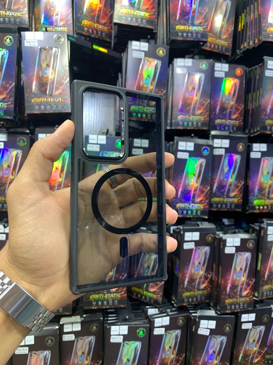 Antichoc Fumer Magsafe Titanium Camera Pour samsung