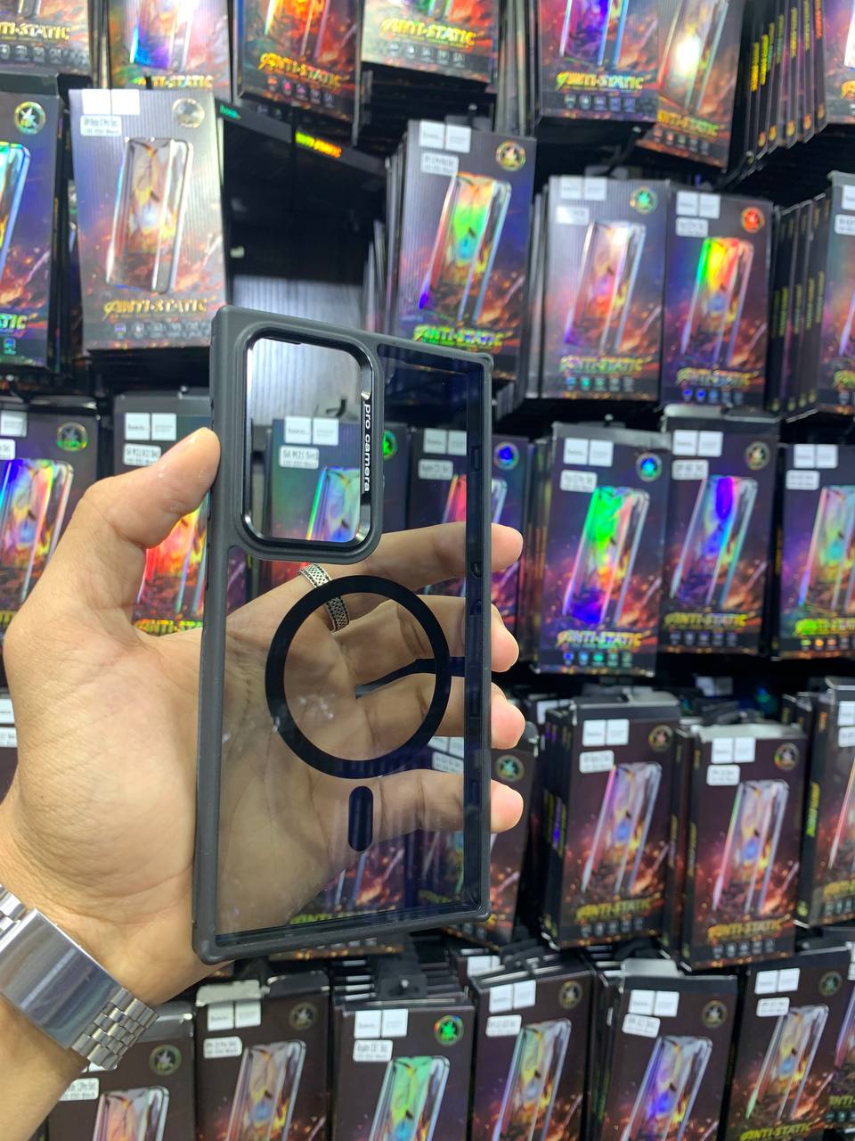 Antichoc Fumer Magsafe Titanium Camera Pour samsung