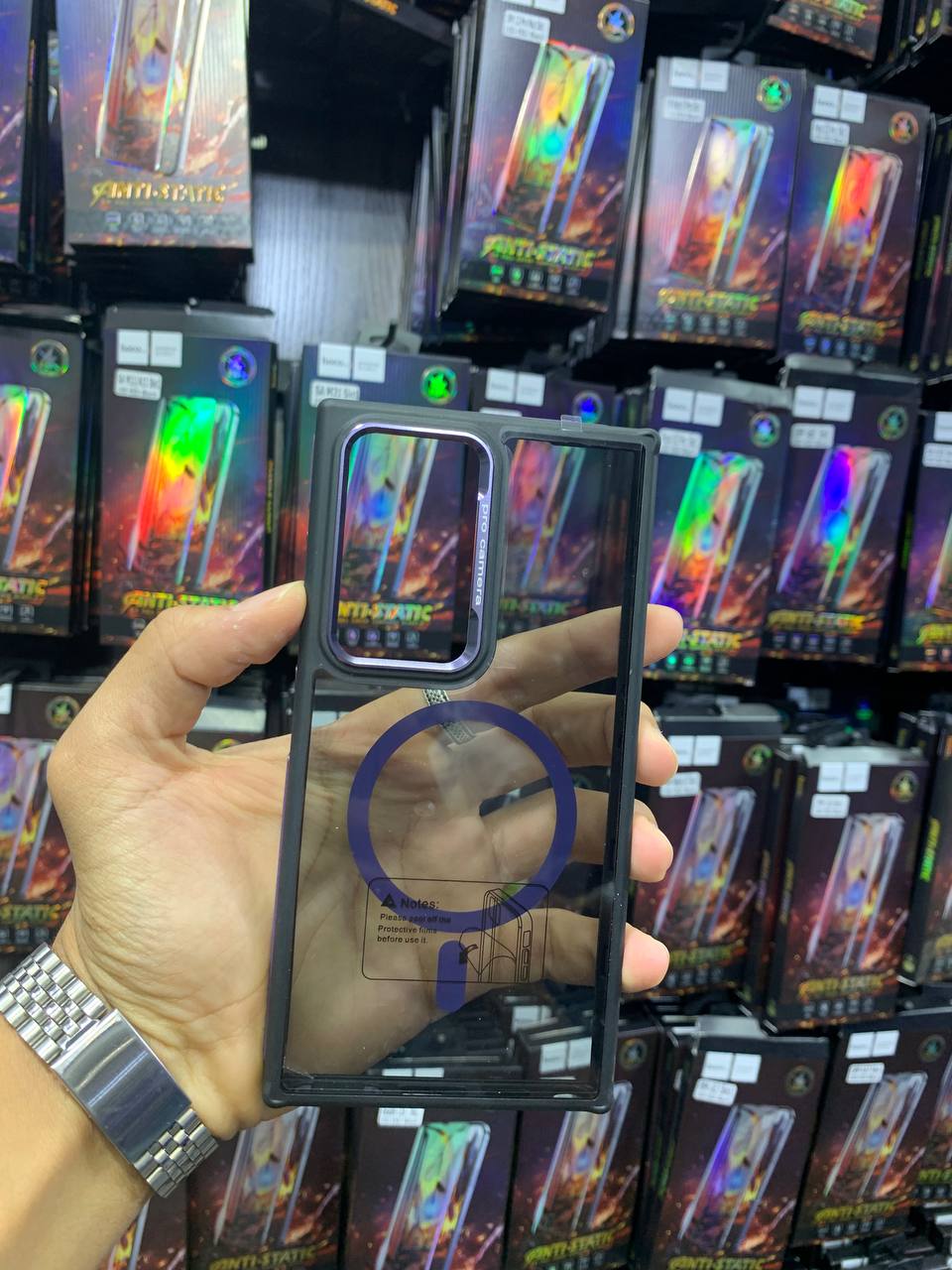 Antichoc Fumer Magsafe Titanium Camera Pour samsung