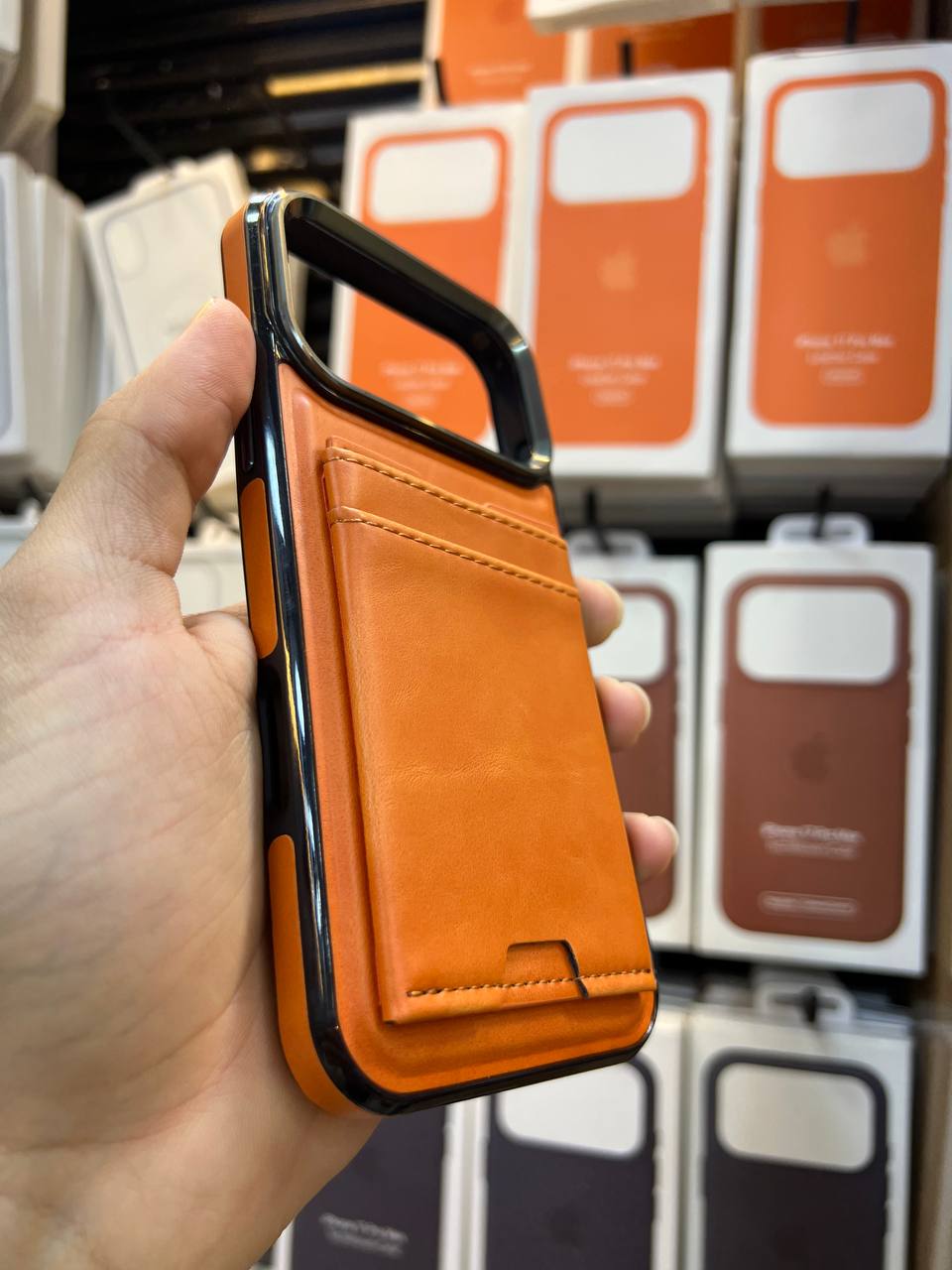 Antichoc Iphone 17 pro max avec portefeuille original