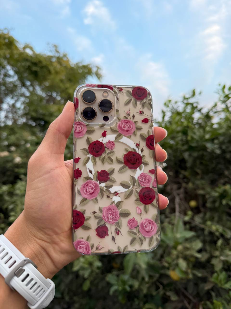 Antichoc Roses pour iphone femme #2
