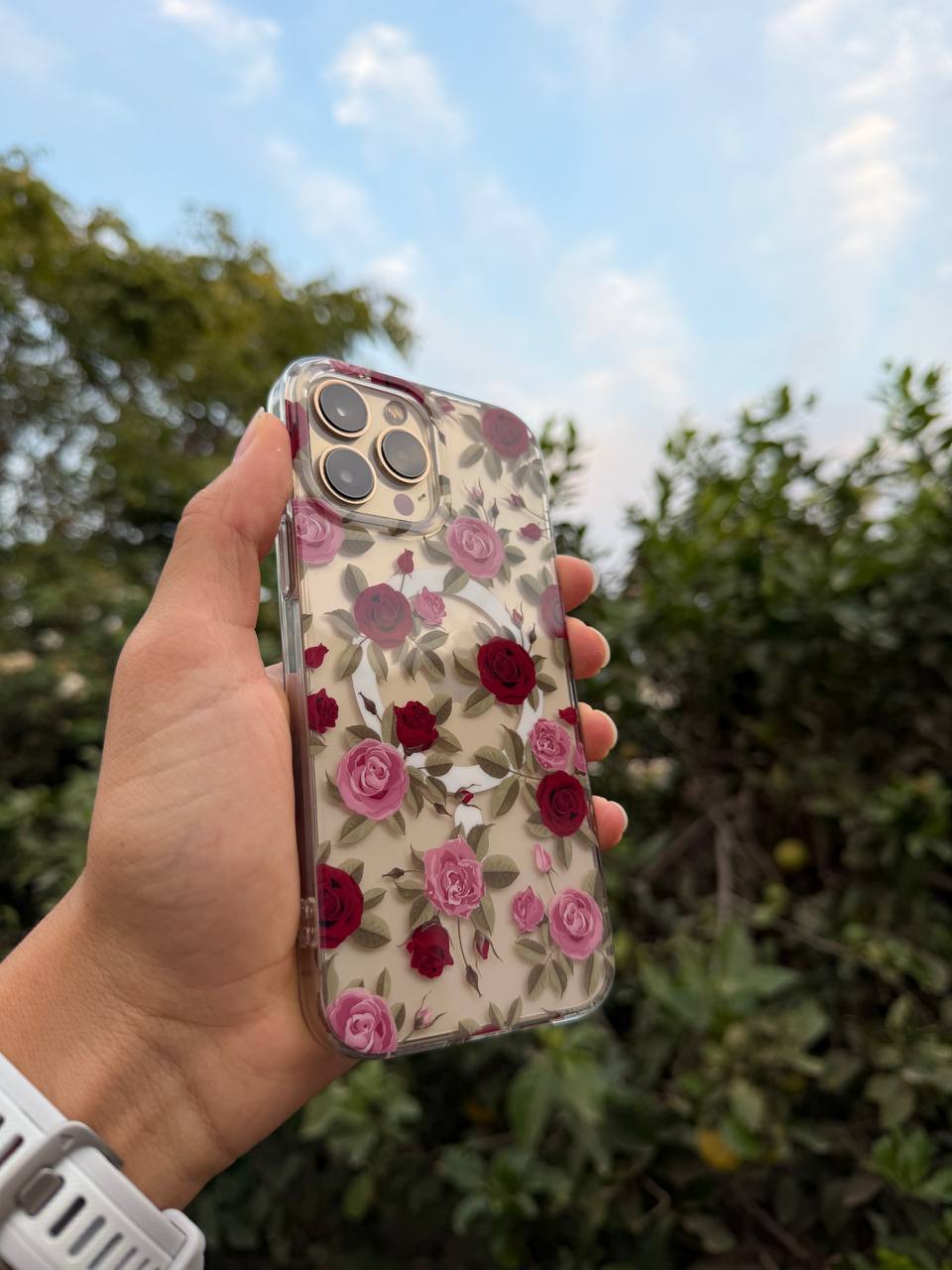 Antichoc Roses pour iphone femme #2