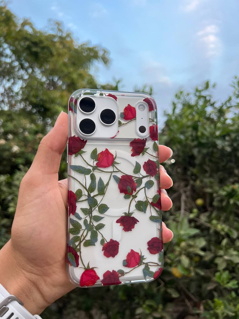 Antichoc Roses pour iphone femme #3