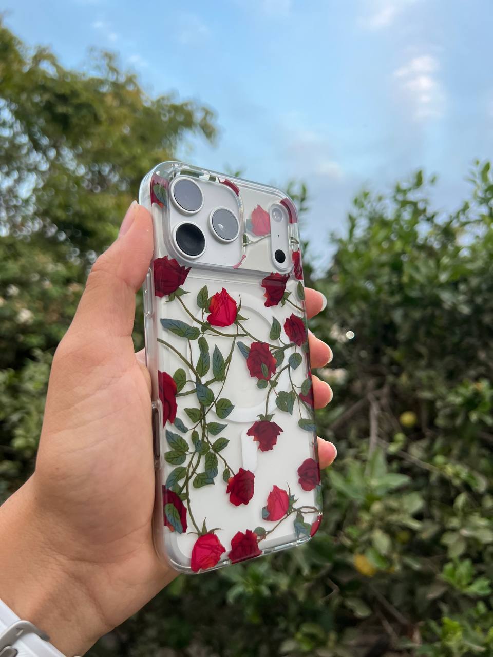 Antichoc Roses pour iphone femme #3
