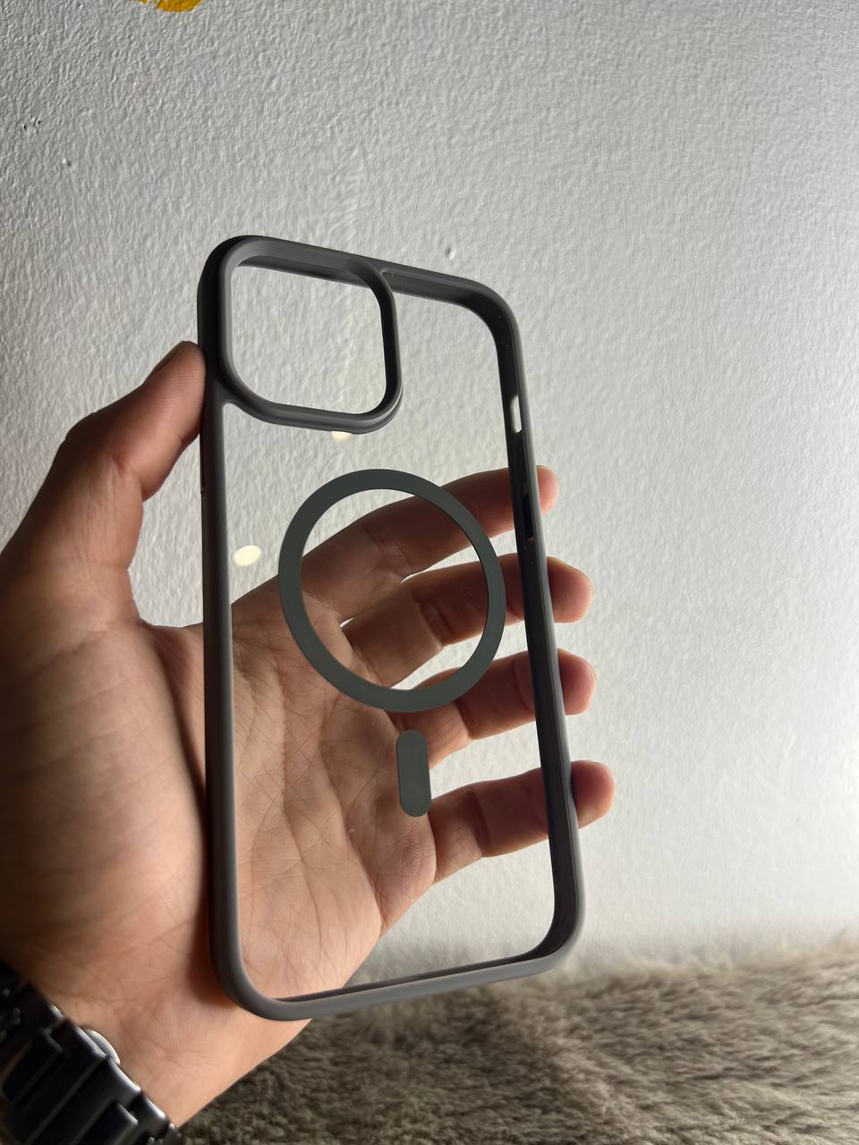 Antichoc Transparent Magsafe couleur original pour iphone