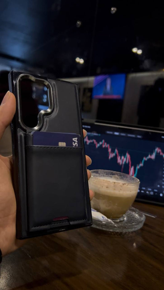 Antichoc leather Avec Portefeuille Pour Samsung