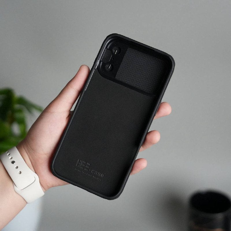 Antichoc Leather Original avec support et protection camera