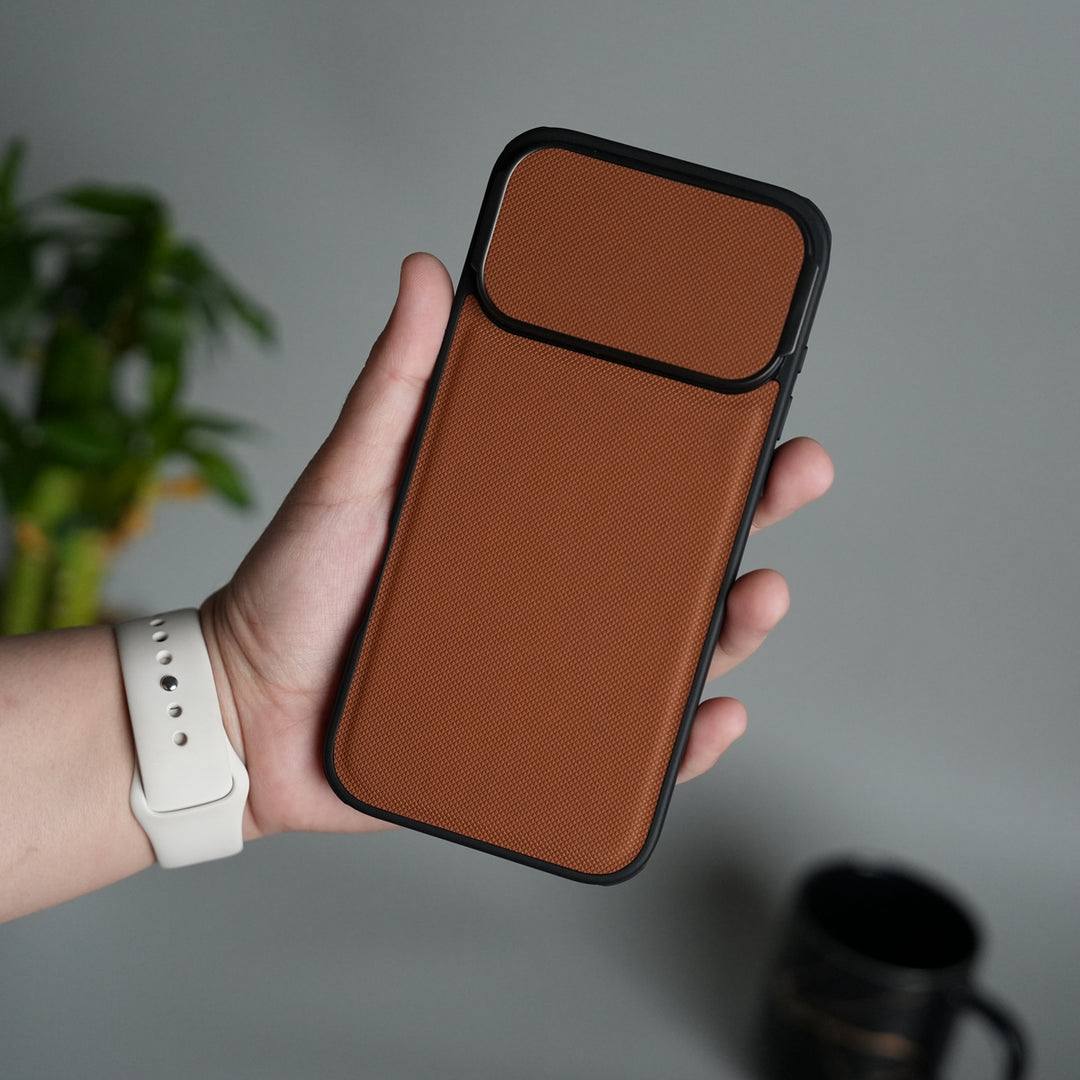 Antichoc Leather Original avec support et protection camera