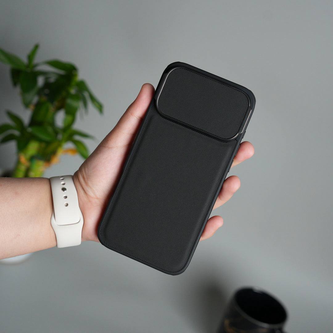Antichoc Leather Original avec support et protection camera