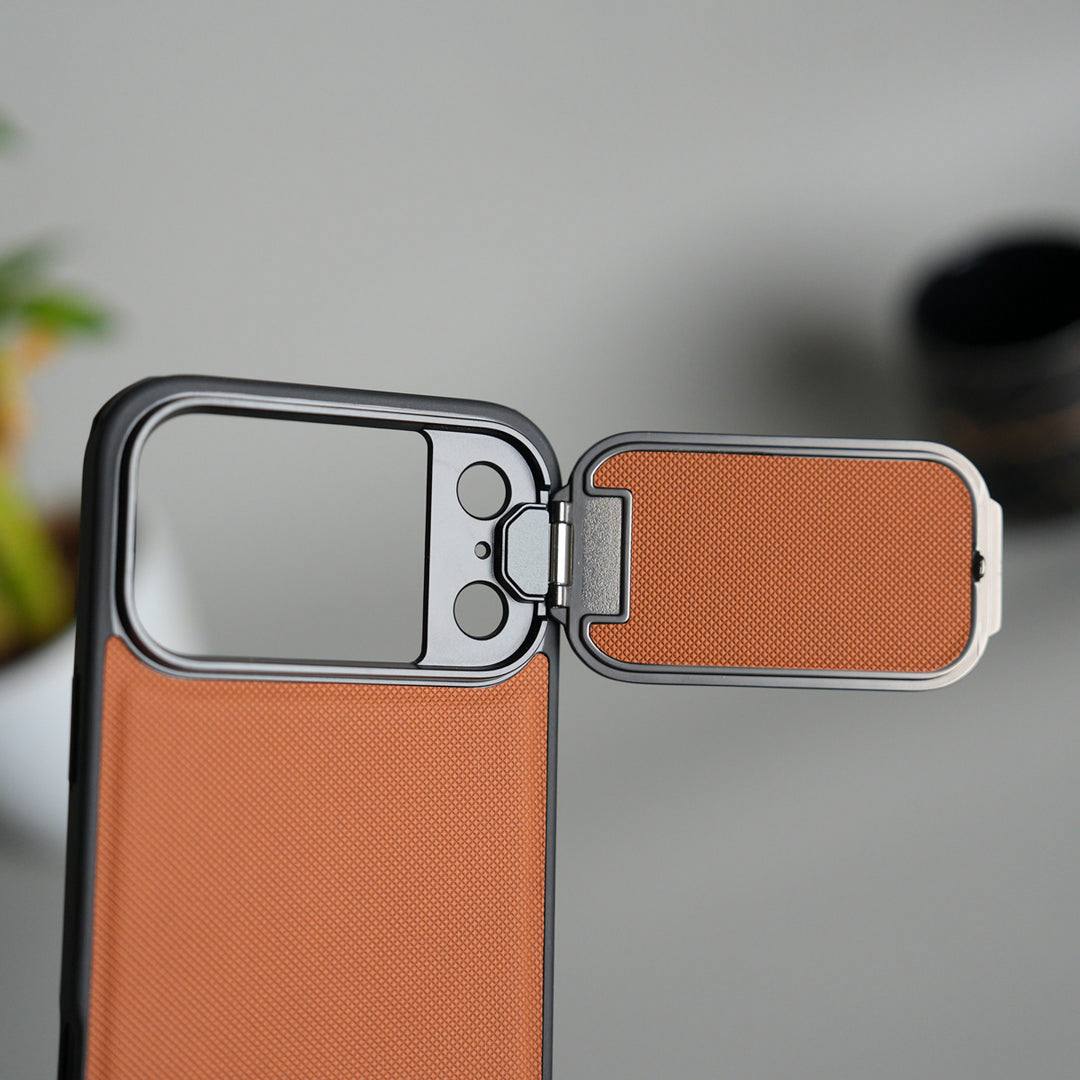 Antichoc Leather Original avec support et protection camera