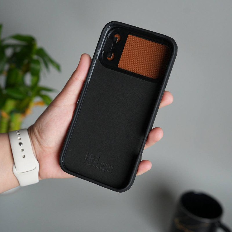 Antichoc Leather Original avec support et protection camera