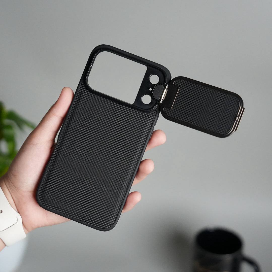 Antichoc Leather Original avec support et protection camera