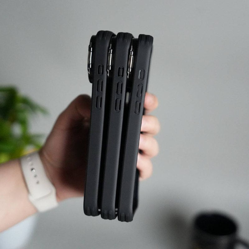 Antichoc Leather Original avec support et protection camera