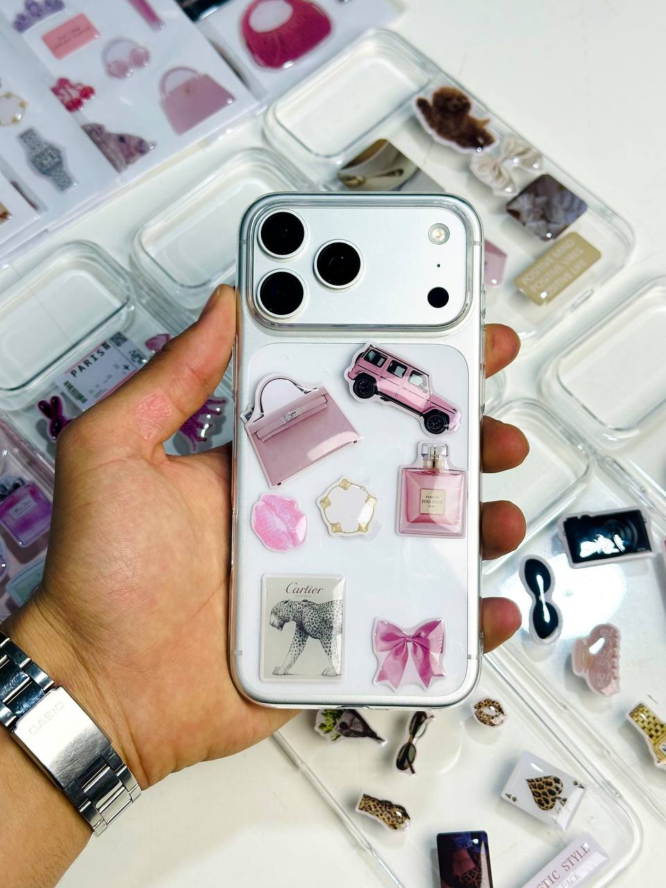 Antichoc Crystal Avec motif Original pour Iphone #3