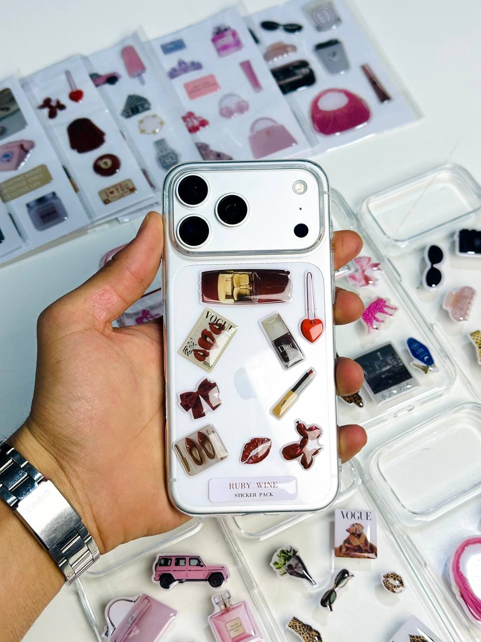 Antichoc Crystal Avec motif Original pour Iphone #4