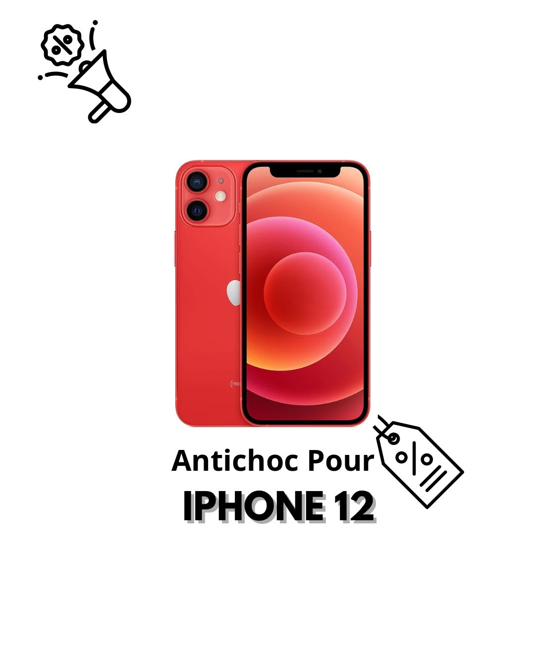 Antichoc Pour IPHONE 12 (PROMOTION)