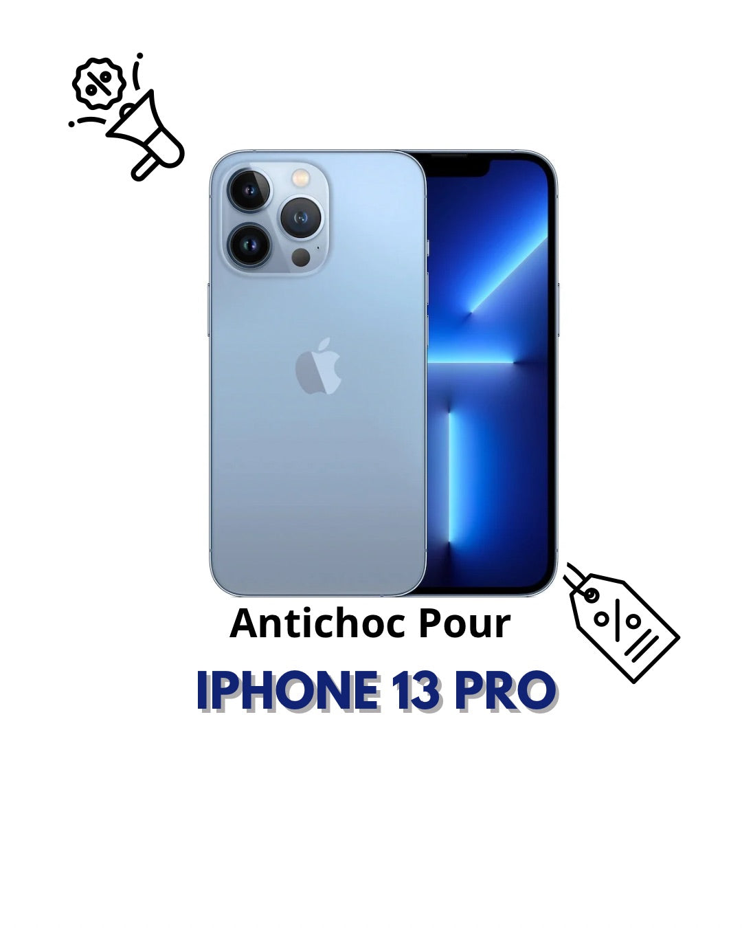 Antichoc Pour IPHONE 13 PRO (PROMOTION)