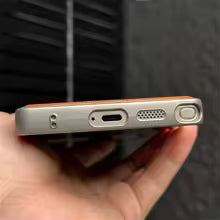 Antichoc Luxury Leather Titanium Magsafe Pour Samsung