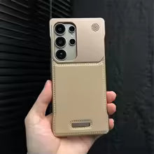 Antichoc Luxury Leather Titanium Magsafe Pour Samsung