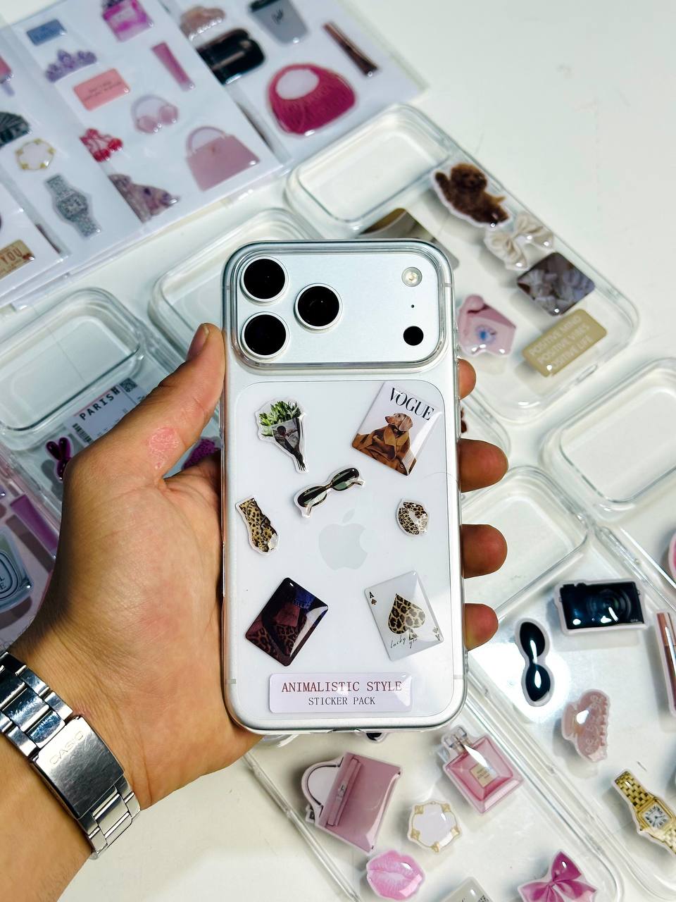 Antichoc Crystal Avec motif Original pour Iphone #5