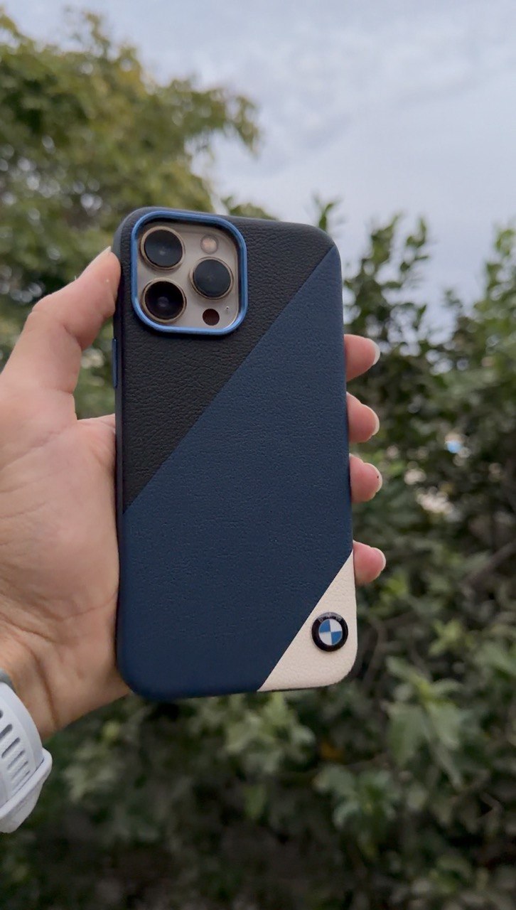 Antichoc Bmw Leather Original Pour Iphone