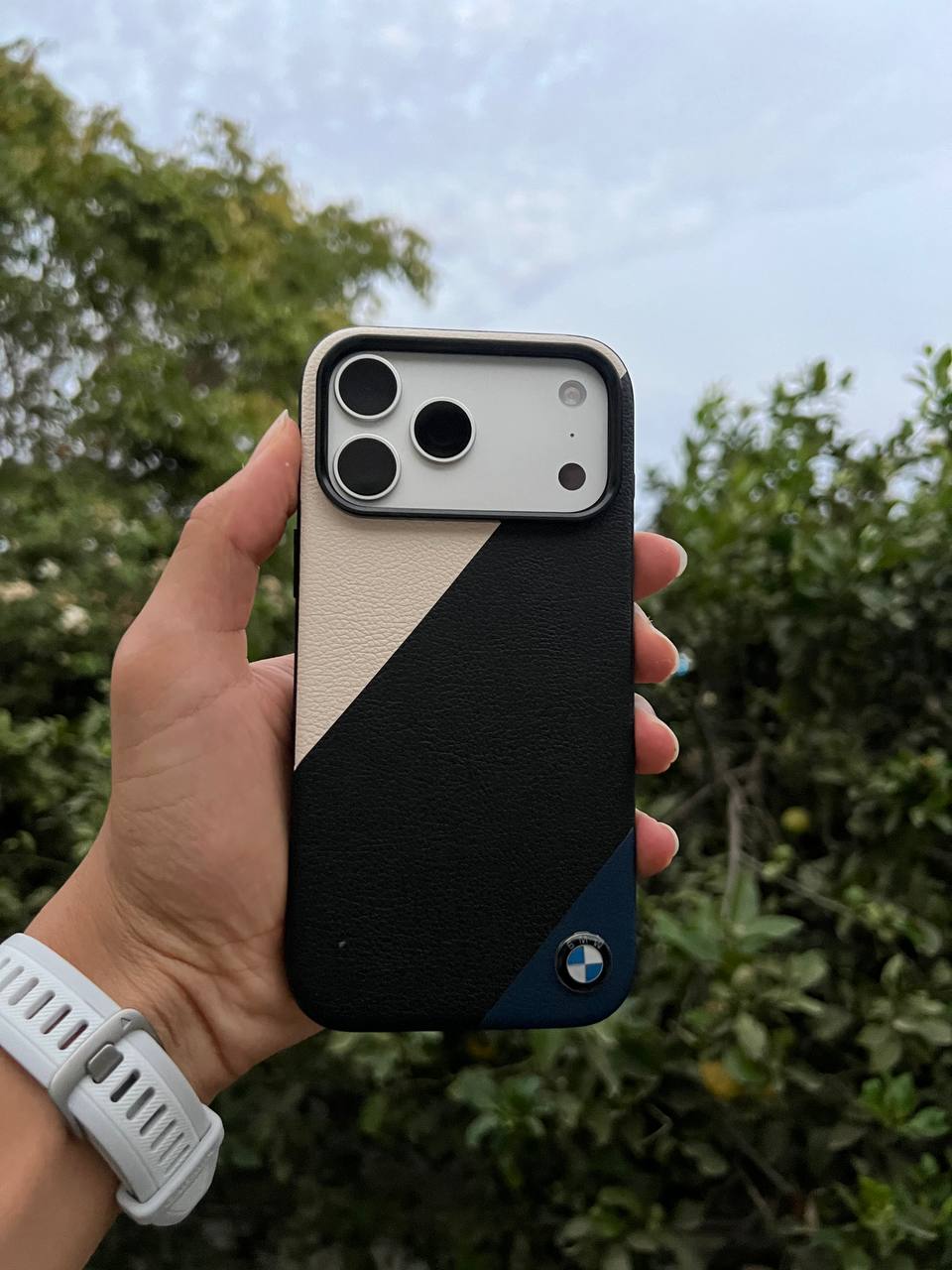 Antichoc Bmw Leather Original Pour Iphone