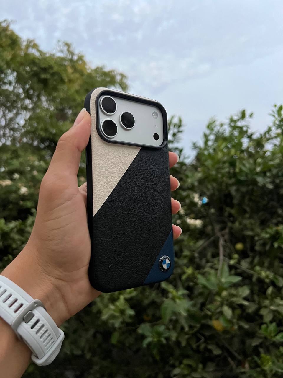 Antichoc Bmw Leather Original Pour Iphone