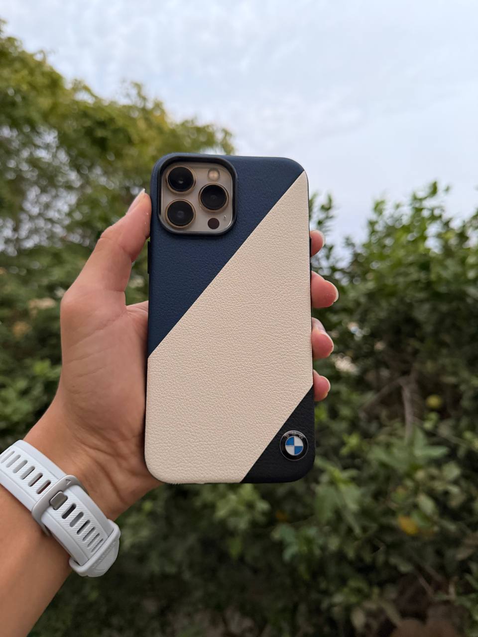 Antichoc Bmw Leather Original Pour Iphone