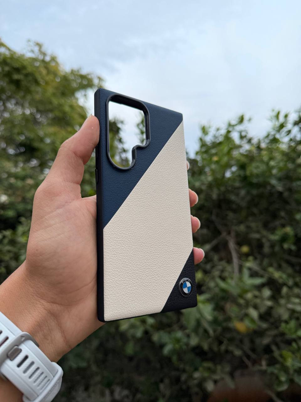 Antichoc Bmw Leather Original Pour samsung