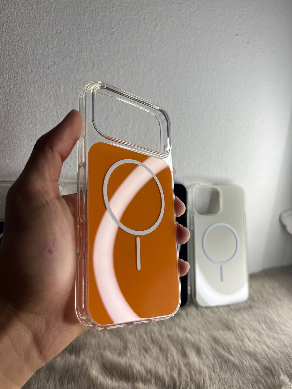 Antichoc Cosmic Magsafe Pour Iphone / ORANGE