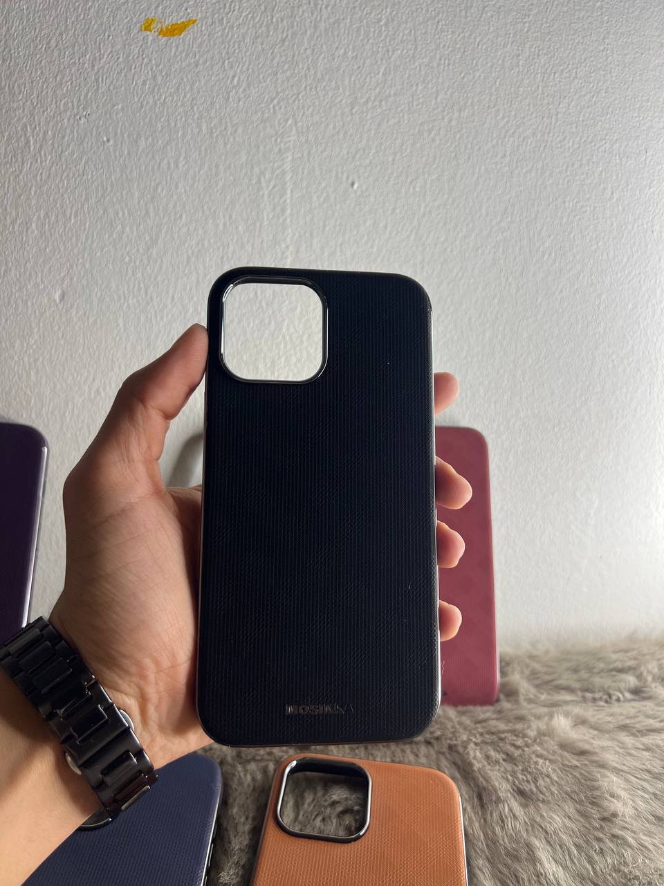 Antichoc Leather Mosinka Original Pour Iphone