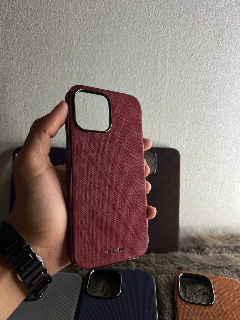 Antichoc Leather Mosinka Original Pour Iphone