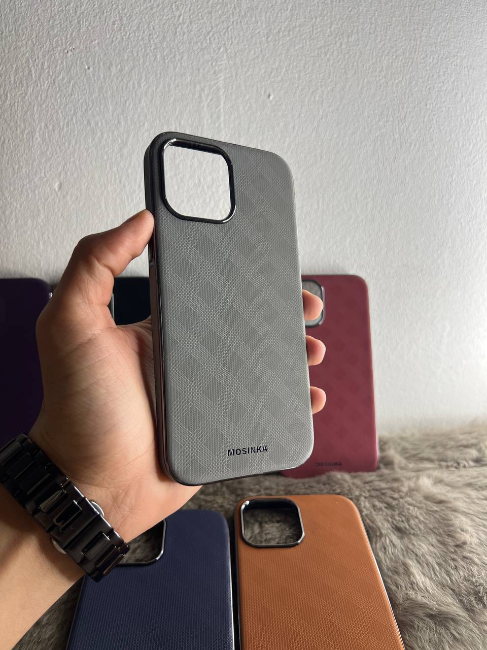 Antichoc Leather Mosinka Original Pour Iphone