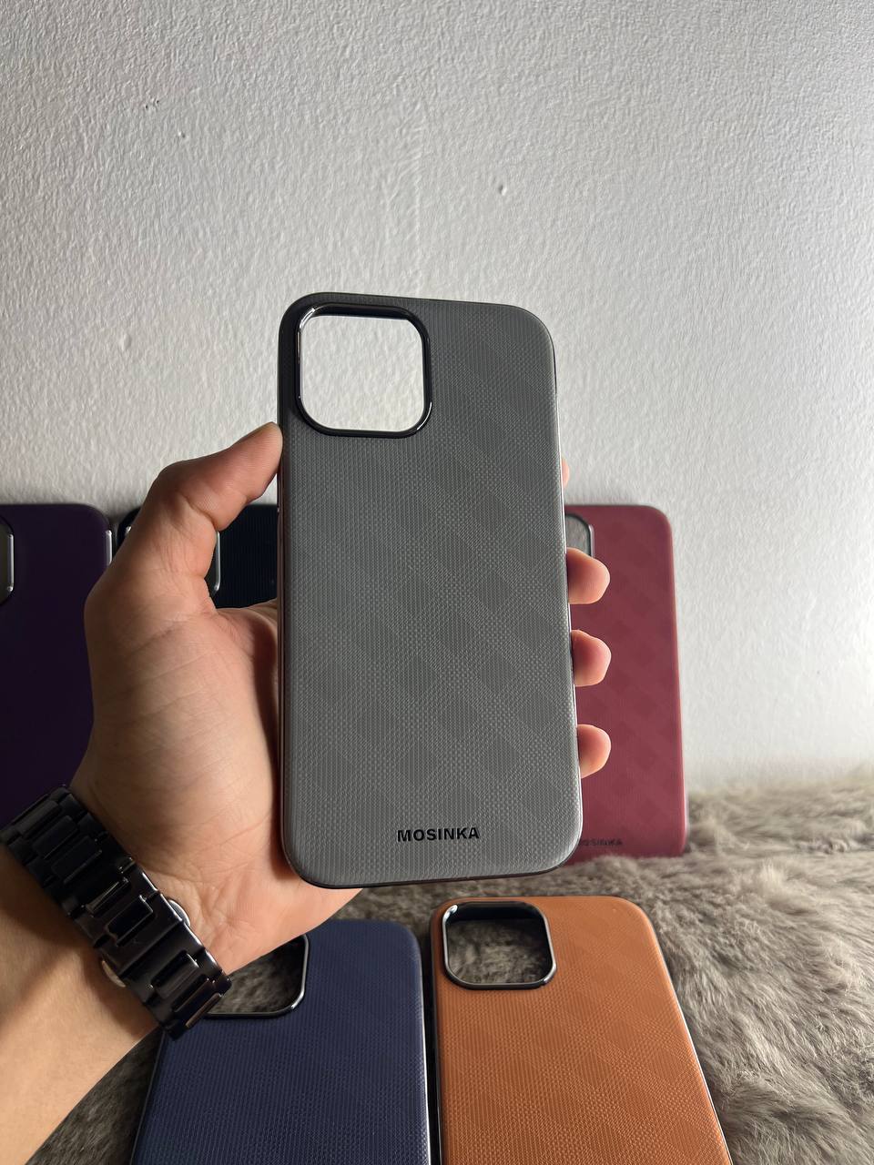 Antichoc Leather Mosinka Original Pour Iphone