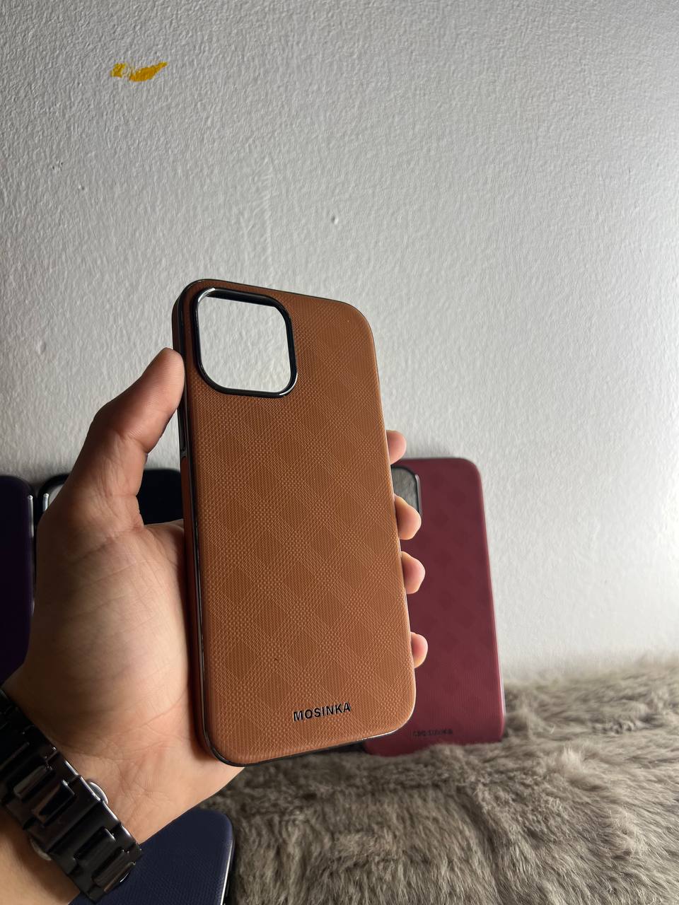 Antichoc Leather Mosinka Original Pour Iphone