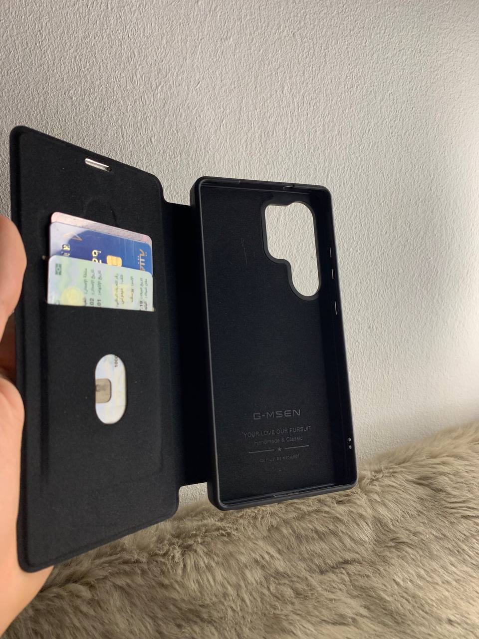 Antichoc cuire original + cover + magsafe Pour samsung / BLACK