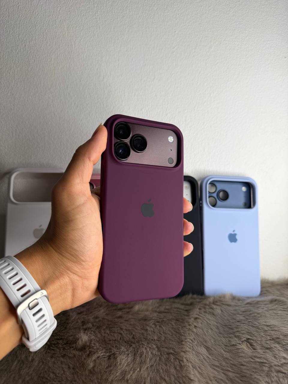Kit Iphone 18 pro max Titanium + case silicone