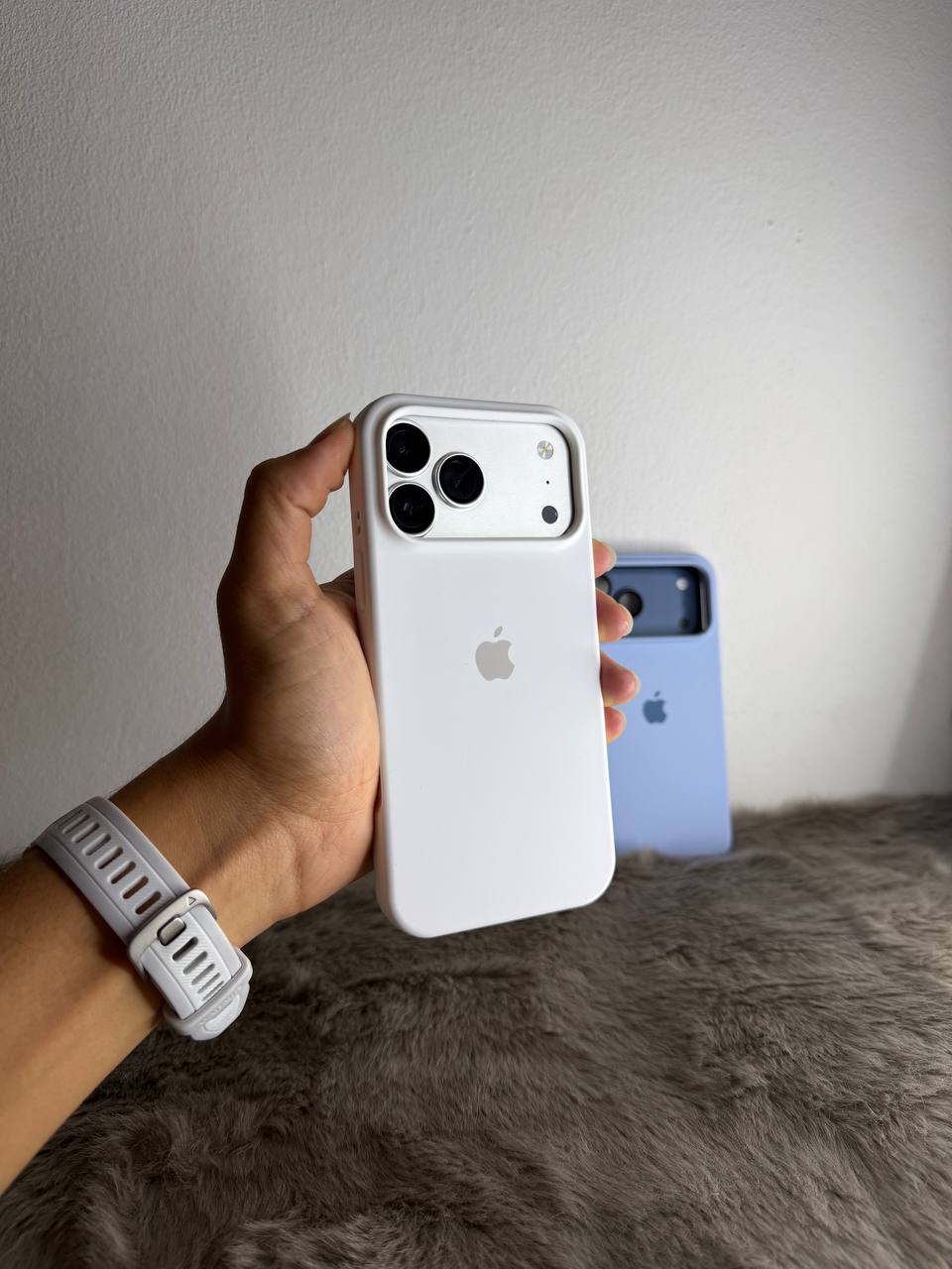 Kit Iphone 18 pro max Titanium + case silicone