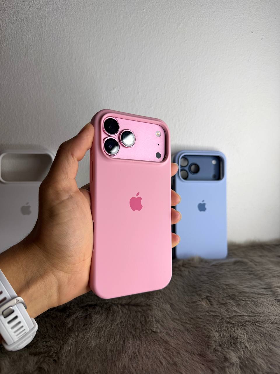 Kit Iphone 18 pro max Titanium + case silicone